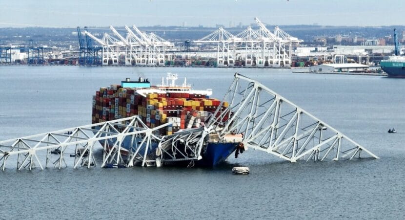 ponte - baltimore - estados unidos - EUA - navio cargueiro - meio ambiente
