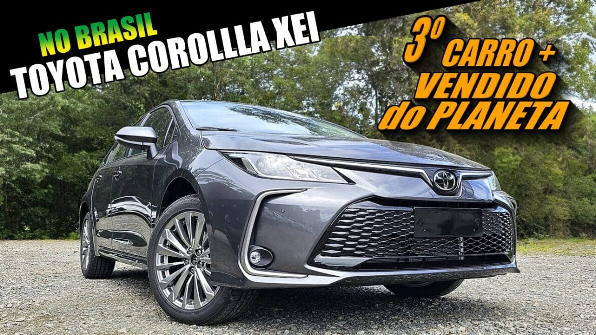 Toyota Corolla XEI 2024: o terceiro carro mais desejado e vendido do mundo, chega no Brasil por R$ 150 mil equipado de uma potência 6.600 rotações por minuto e velocidade de 208 km