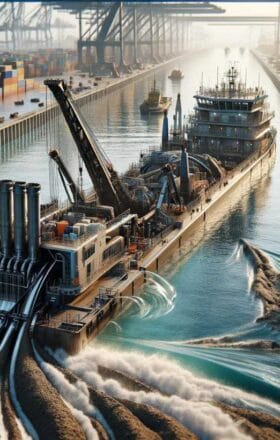 Como é feita a dragagem de um canal portuário? Conheça tipos de dragas e sua real importância para os portos