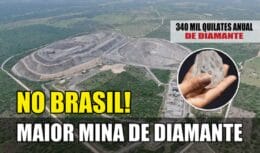 Incrível descoberta no sertão da Bahia: a maior mina de diamantes do mundo é no Brasil, com recursos estimando em 340 mil quilates de diamantes anual