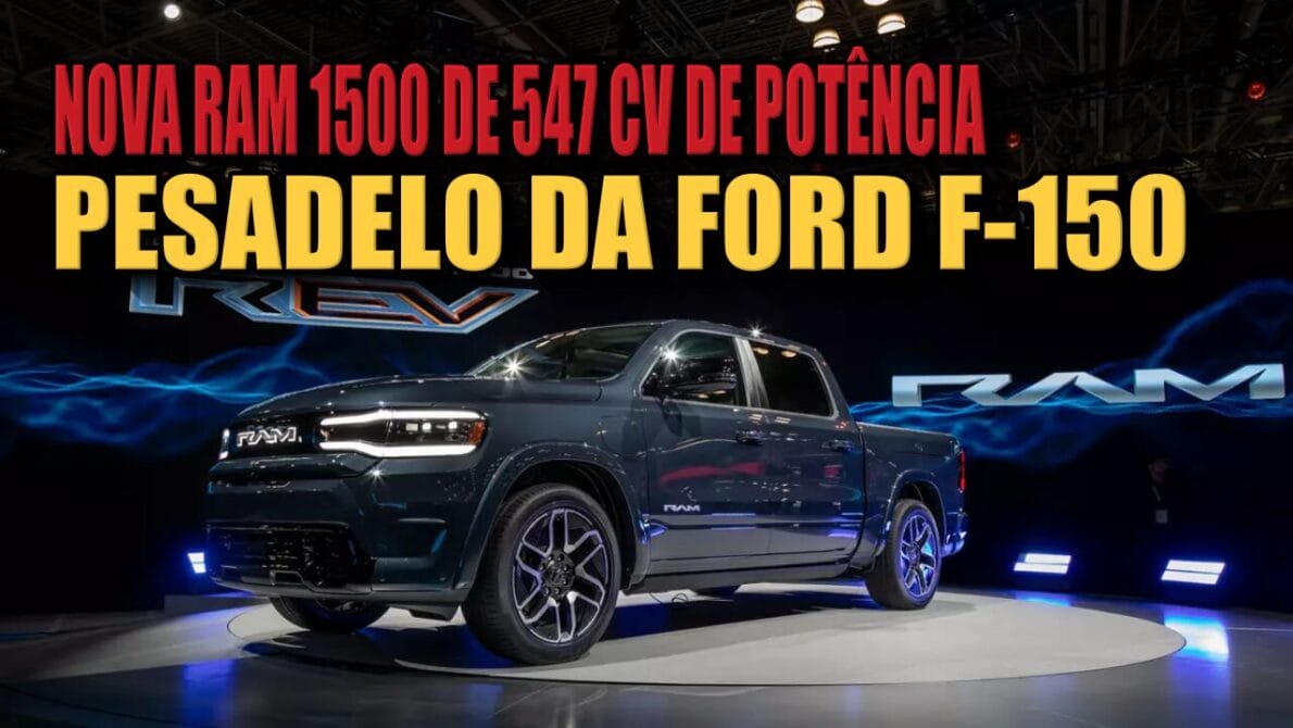 RAM 1500 2025 surge com novo motor de 547 cv para destruir a rival F-150, ser absoluta no Brasil e dominar o mercado automotivo