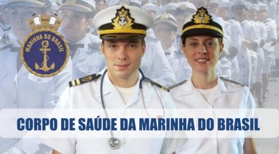 Marinha do Brasil abre edital de concurso com vagas na área da saúde (Enfermagem, Farmácia, Fisioterapia, Nutrição, Médico, Dentista e mais) com salário inicial de R$ 9,1 mil