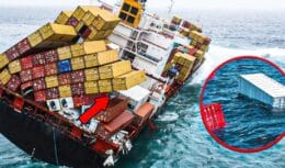 What happens when ships lose containers at sea? Maritime transport that moves 80% of world trade