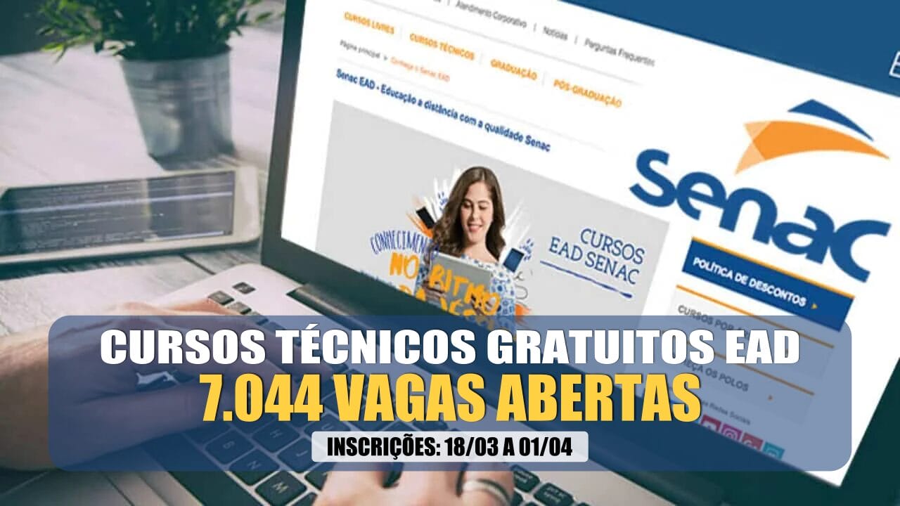 senac - cursos - MEC - técnicos - certificado - gratuitos - vagas - técnico - cursos gratuitos - cursos online - ead - qualificacao profisisonal - logística - ensino médio - segurança do trabalho - meio ambiente - administração