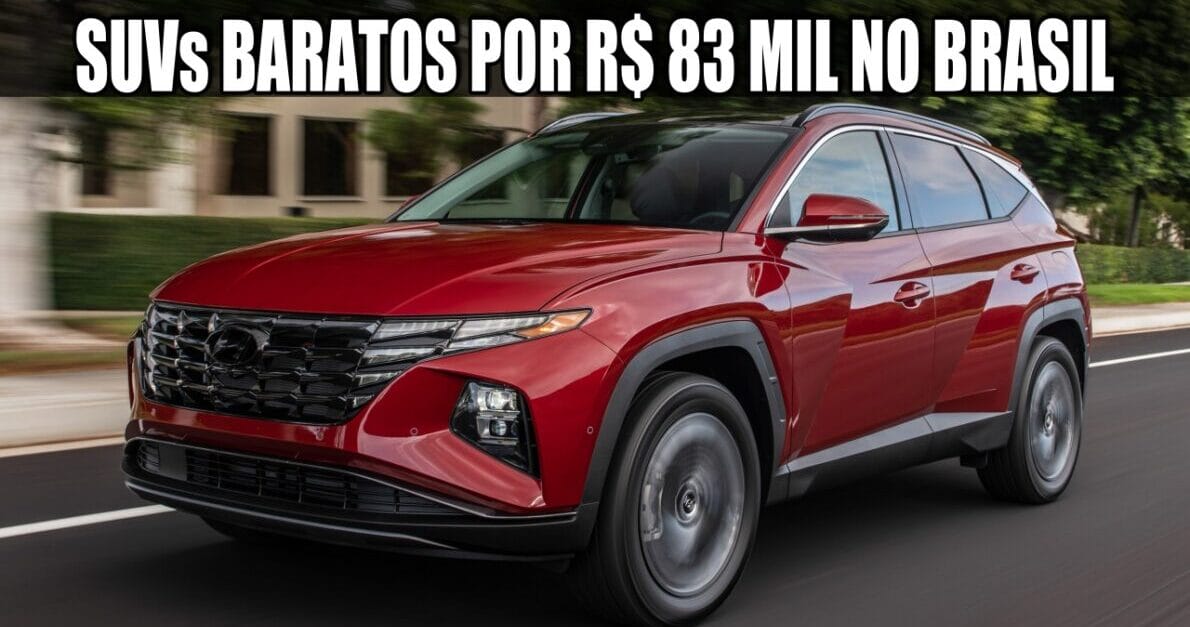 SUVs baratos no Brasil por R$ 83 mil: Toyota, Hyundai, Kia e Subaru oferecem SUVs ‘inquebráveis’, luxuosos e de baixa manutenção para comprar em 2024