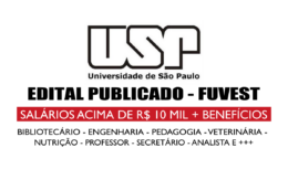 Universidade de São Paulo (USP) abre vagas com salários acima de R$ 10 mil para bibliotecário, engenheiro, professor e muito mais. Confira o edital da Fuvest