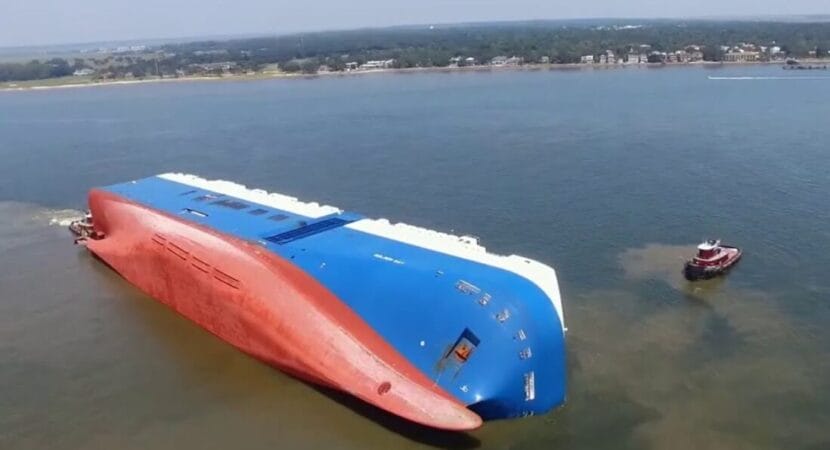 Um erro de digitação que causou o maior naufrágio dos Estados Unidos? Saiba sobre o navio de carga MV Golden Ray