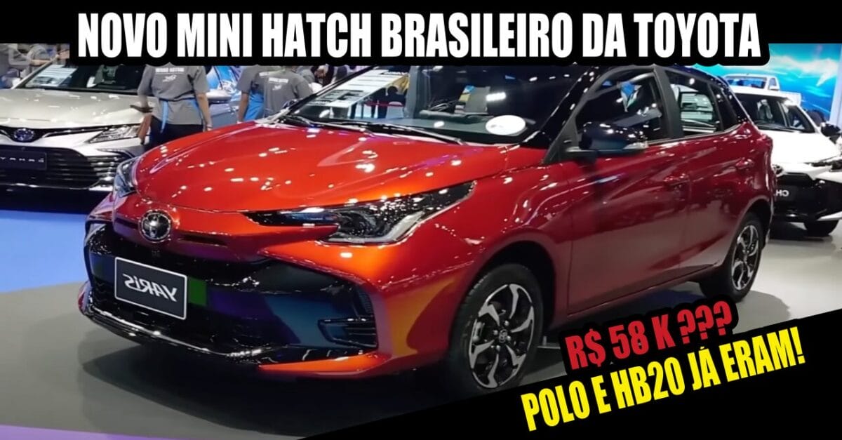 Toyota Yaris por menos de R$ 60 mil no Brasil: novo mini hatch brasileiro promete ser o pesadelo do Polo, HB20, e abalar o mercado automotivo