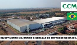 A expansão da fábrica da CCM Indústria visa o aumento na capacidade produtiva da empresa. A companhia também planeja adquirir novos equipamentos e abrir novas vagas de emprego para esse novo projeto.