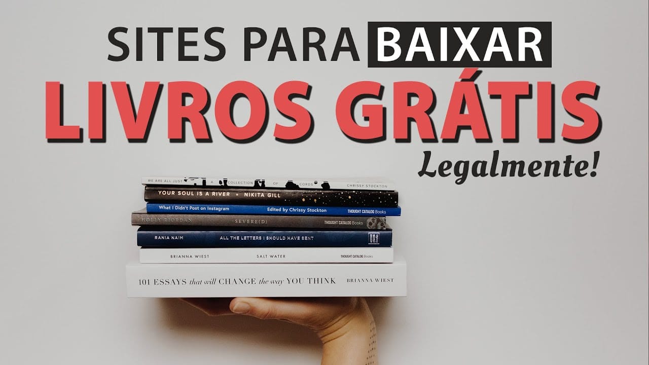 Lista de sites para baixar livros de forma gratuita. (Imagem: reprodução)