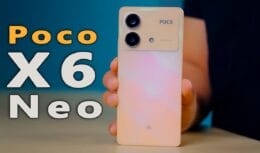 O POCO X6 Neo é um smartphone que oferece uma experiência imersiva com sua tela AMOLED de 6,67 polegadas e câmera principal de 108 MP.