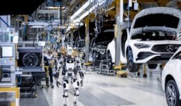 Mercedes-Benz - producción - industria del automóvil - robots