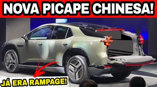 China apresenta sua nova picape barata, compacta e muito melhor que Rampage e Toro!