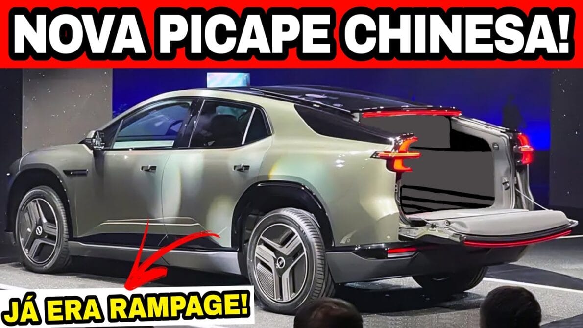 China apresenta sua nova picape barata, compacta e muito melhor que Rampage e Toro!