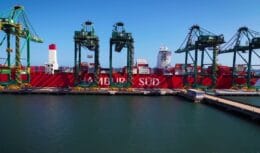 How a ship is docked at the Port of Itapoá: it involves precise practices and the use of tugboats to ensure safety and efficiency in handling huge container ships