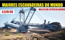 Biggest and most powerful excavators that are revolutionizing construction and mining in the world: only the tire is bigger than your house; they are powerful and gigantic, true colossal machines