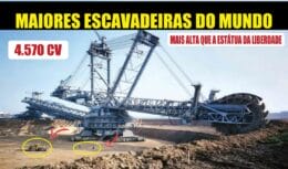 Biggest and most powerful excavators that are revolutionizing construction and mining in the world: only the tire is bigger than your house; they are powerful and gigantic, true colossal machines