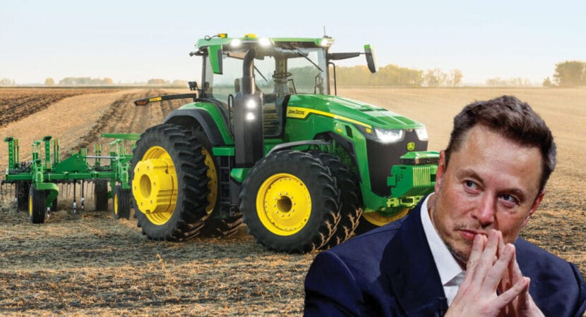Elon Musk teams up with tractor giant John Deere to revolutionize Agro do Brasil in a new, unprecedented partnership!