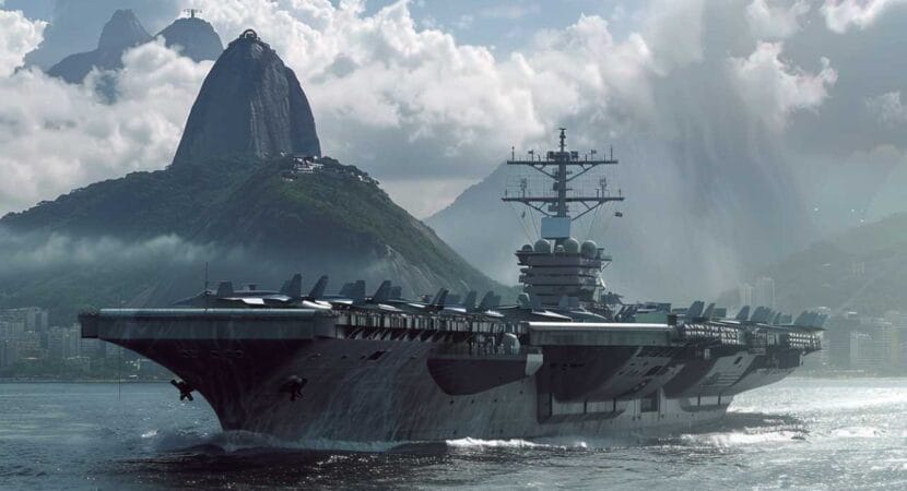 Estados Unidos pretende enviar poderoso porta-aviões USS George Washington ao Brasil em movimento estratégico