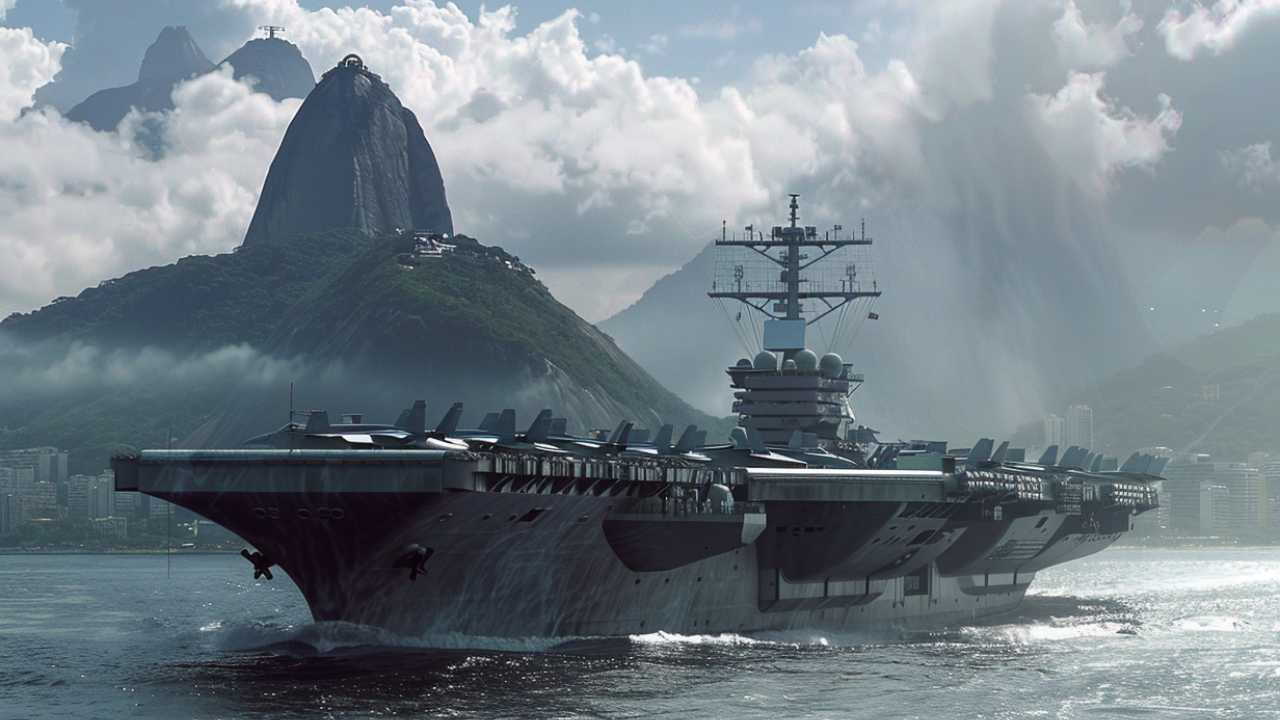 Estados Unidos pretende enviar poderoso porta-aviões USS George Washington ao Brasil em movimento estratégico