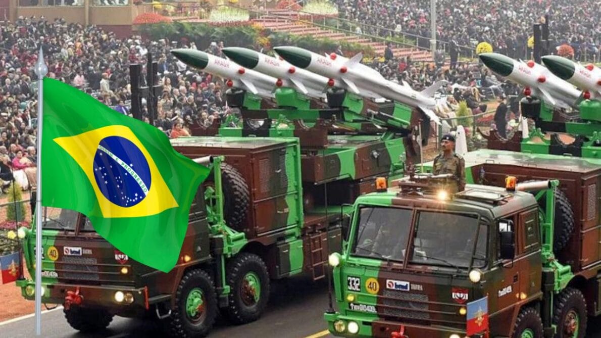 Exército do Brasil avança em negociações para implementar o sistema de defesa antiaérea Akash, elevando significativamente suas capacidades militares