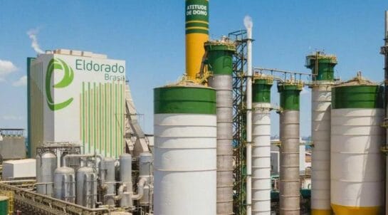 Fábrica de celulose da Eldorado Brasil Investimento de R$ 25 bilhões em nova linha da Eldorado
