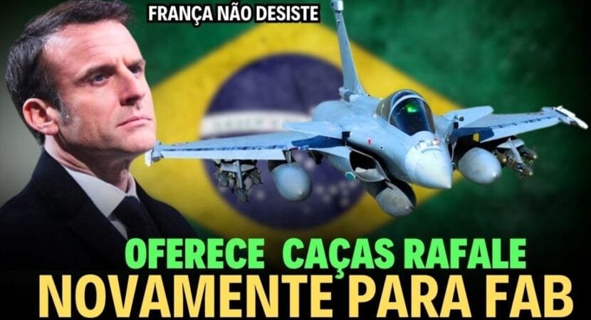 Macron quer vender caças Rafale ao Brasil