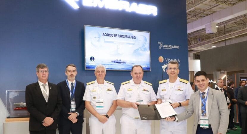 Marinha do Brasil e Embraer fecham acordo inédito para apoio mútuo em pesquisa, desenvolvimento e inovação