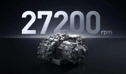 New electric V8 engine Chinese are working on a propellant capable of reaching power of 578 hp at 27.200 rpm