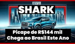 Por R$ 144 mil chega ao Brasil a nova picape hibrida BYD Shark