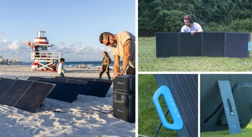 Revolução na energia solar: chega ao mercado a maior placa solar flexível e dobrável de 200W da BLUETTI