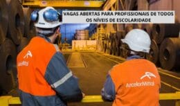 Além das várias vagas de emprego disponíveis, a ArcelorMittal também possui oportunidades de estágio abertas.