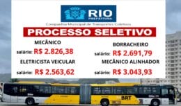 BRT Mobi Rio opens a new selection process with more than 45 job openings for professionals in various areas.