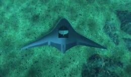 EUA anuncia drone militar subaquático inspirado em raias manta para transportar cargas sigilosas em missões submarinas