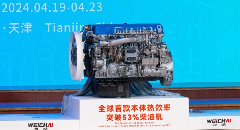 motor - motor diesel - China - eficiencia energética - eficiencia térmica