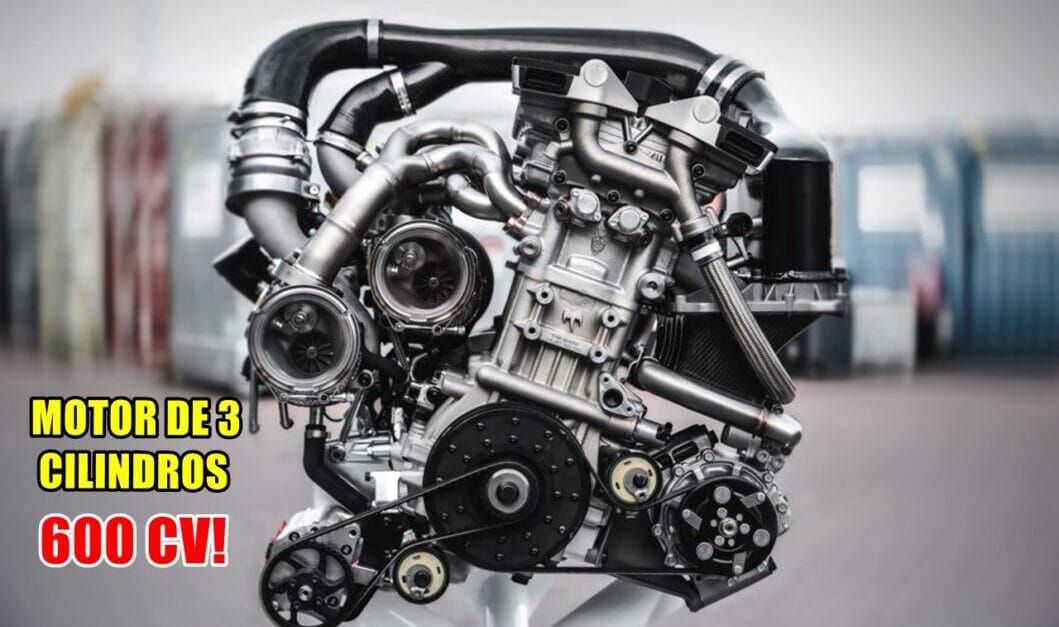 Conheça o incrível motor de 3 cilindros mais potente do mundo equipado em um carro de produção: 2.0 turbo que gera mais de 600 cv, 61 kgfm e pode funcionar com etanol ou metanol