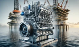 Projeto de hidrogênio em motores diesel offshore da Shell com Ocyan e LZ Energia para reduzir emissões de gases.