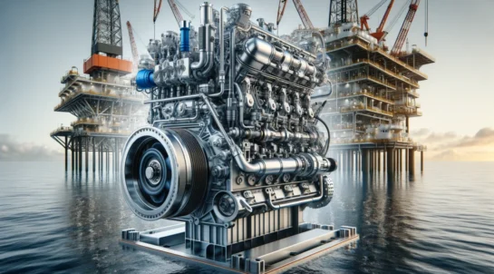 Projeto de hidrogênio em motores diesel offshore da Shell com Ocyan e LZ Energia para reduzir emissões de gases.