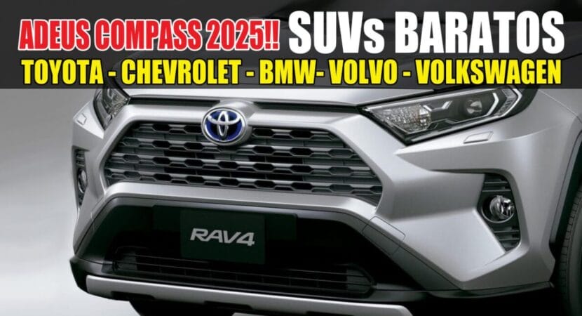 toyota - SUV - compass - jeep compass - Toyota RAV4 - Trailblazer - X1 - Tiguan - chevrolet -