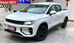 The recently launched Radar RD6, produced by the Chinese group Geely, arrives on the automotive market, challenging giants such as Montana and Fiat Toro