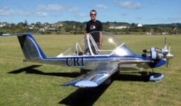 Airplane with MOTORCYCLE ENGINE - CRI-CRI is the smallest twin engine in the world!