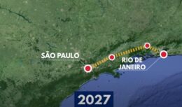 Brasil inicia uma ambiciosa jornada para construir seu primeiro trem-bala, um projeto de R$ 50 bilhões que visa conectar Rio de Janeiro e São Paulo com uma linha de alta velocidade capaz de atingir 300 km/h