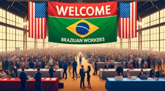 Estados Unidos enfrenta escassez de mão de obra e está em busca de brasileiros para trabalhar na construção civil, hotelaria, saúde, serviços gerais, educação e muito mais!