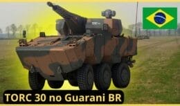 Exército do Brasil avança na autossuficiência em defesa com a Torre CIWS Torc 30, totalmente desenvolvida nacionalmente, demonstrando capacidade para adaptar-se tanto em veículos como em pontos fixos estratégicos
