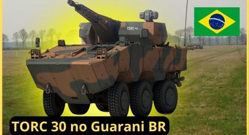Exército do Brasil avança na autossuficiência em defesa com a Torre CIWS Torc 30, totalmente desenvolvida nacionalmente, demonstrando capacidade para adaptar-se tanto em veículos como em pontos fixos estratégicos