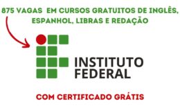 Instituto Federal abre inscrições com 571 vagas em cursos gratuitos