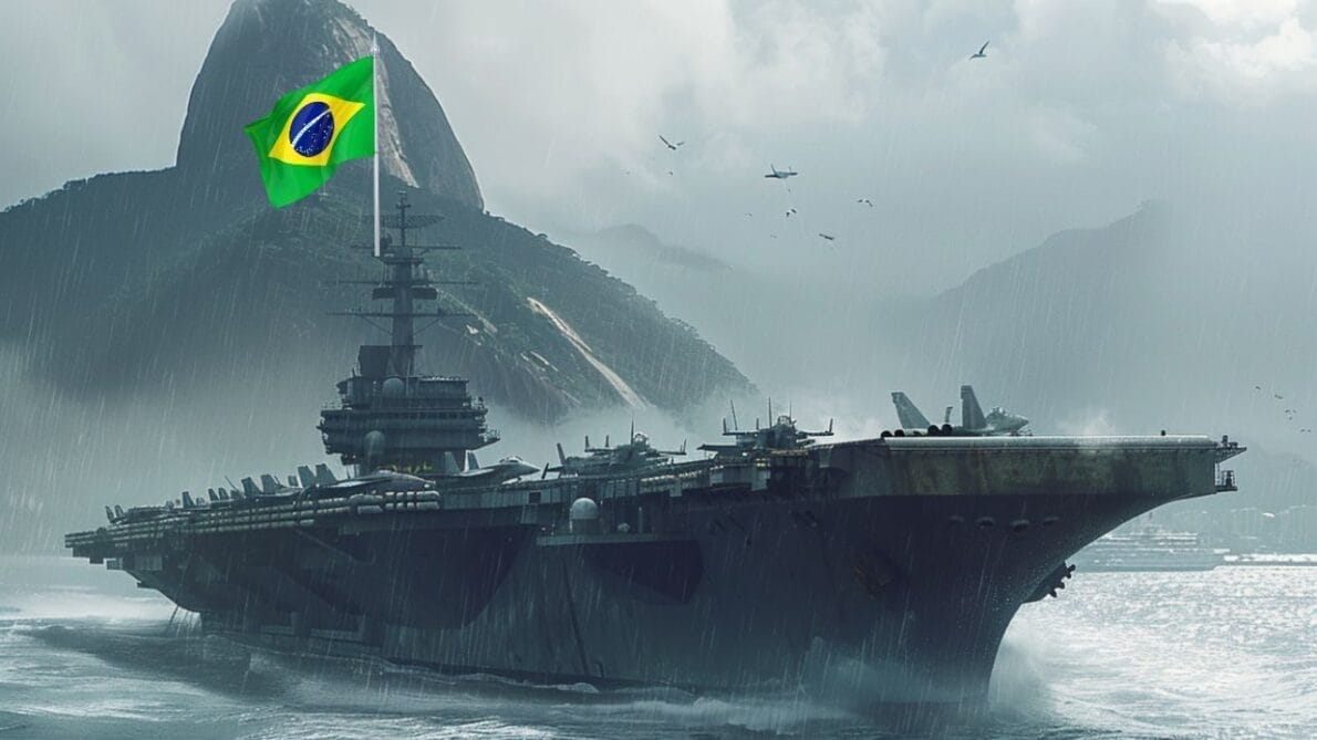 Marinha do Brasil planeja integrar um porta-aviões nuclear à sua frota naval até o ano de 2040, um movimento que marca um salto significativo na capacidade de defesa e projeção de poder do país na América Latina