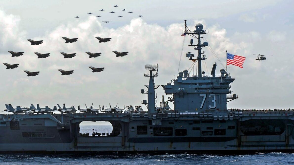 O porta-aviões nuclear USS George Washington chega no RJ e participa do exercício SOUTHERN SEAS 2024 junto com a Marinha do Brasil