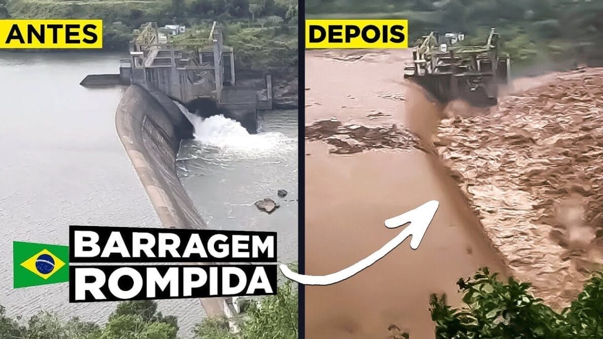 O rompimento parcial da Barragem 14 de Julho, localizada entre Cotiporã e Bento Gonçalves no Rio Grande do Sul, devido às intensas chuvas de maio de 2024