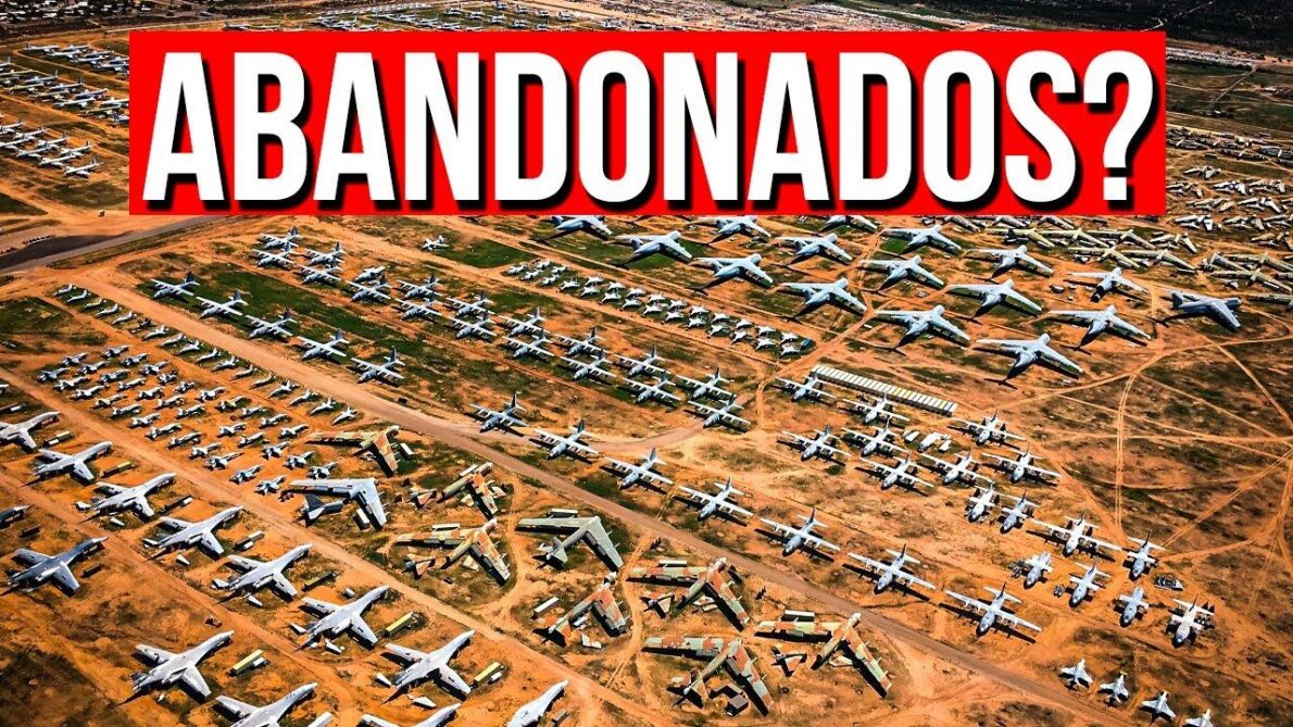 Por que mais de 4.400 aviões militares, avaliados em US$ 35 bilhões, estão 'abandonados' no deserto do Arizona, formando o maior cemitério de aviões do mundo